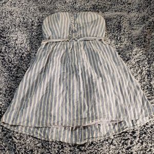 Mossimo stripped light blue dress